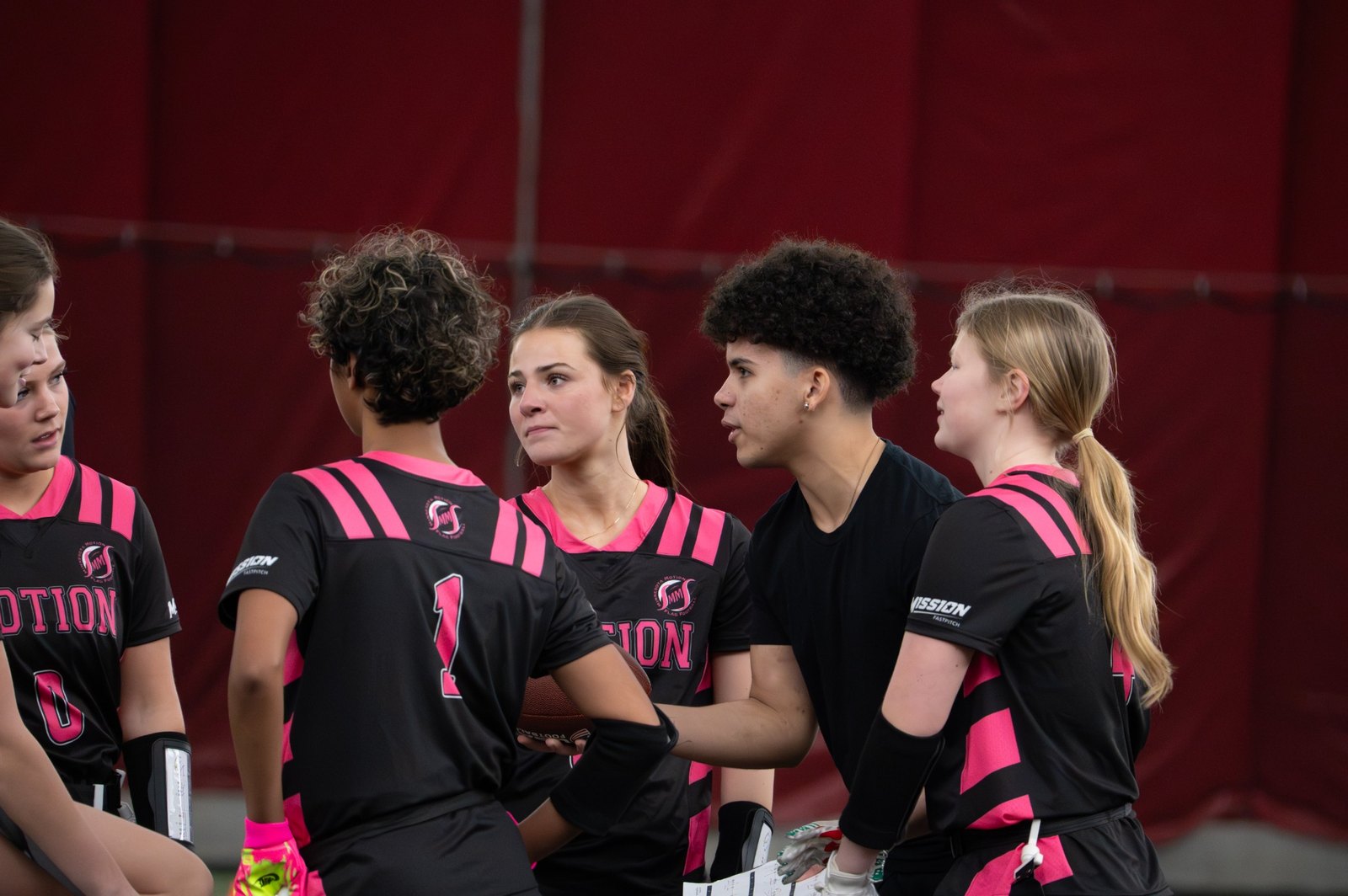 Calvin Koski coaching Minnesota Motion athletes