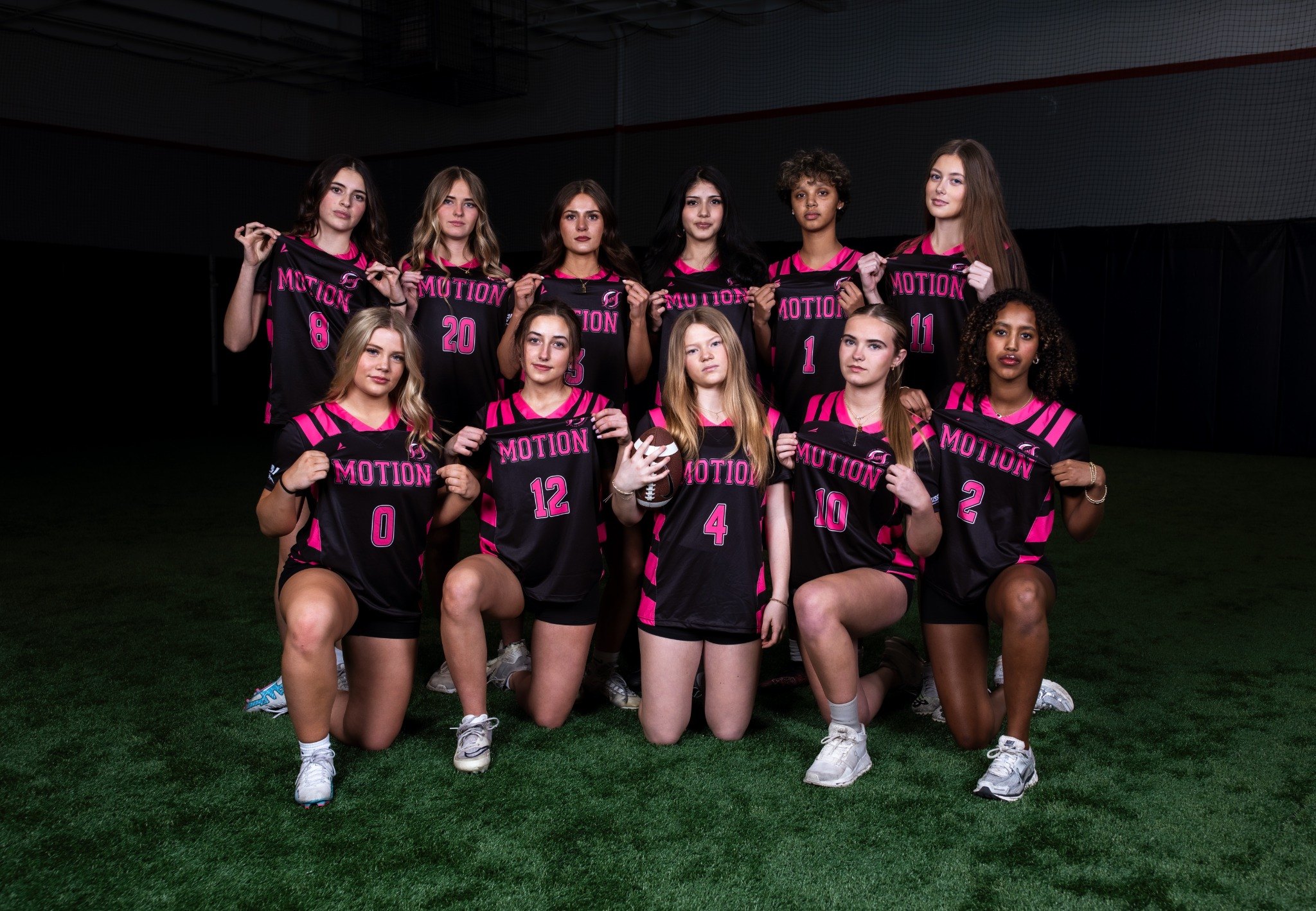 Minnesota Motion high school team in uniforms